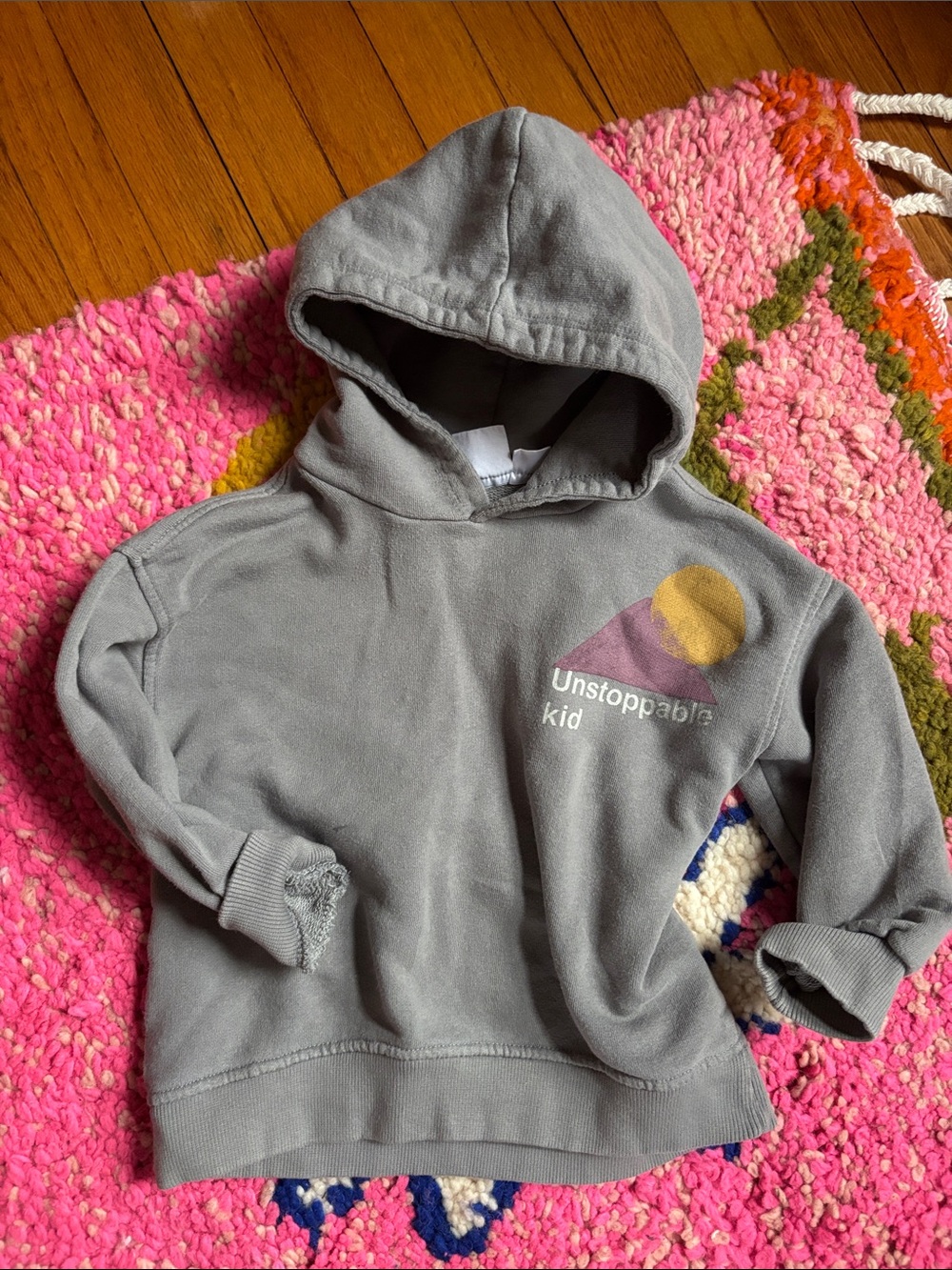 Zara Grey Toddler Hoodie